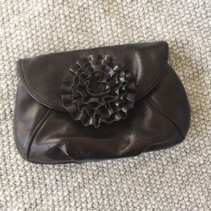 Brown Loeffler Randall clutch!
